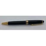 A Mont Blanc Meisterstuck roller ball pen number BV1047734.Condition ReportGood condition.