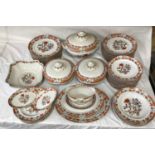 Vista Alegre Portugal, dinner ware 58 pieces to include 24 x dinner plates 25.5cm d,12 x plates 22cm