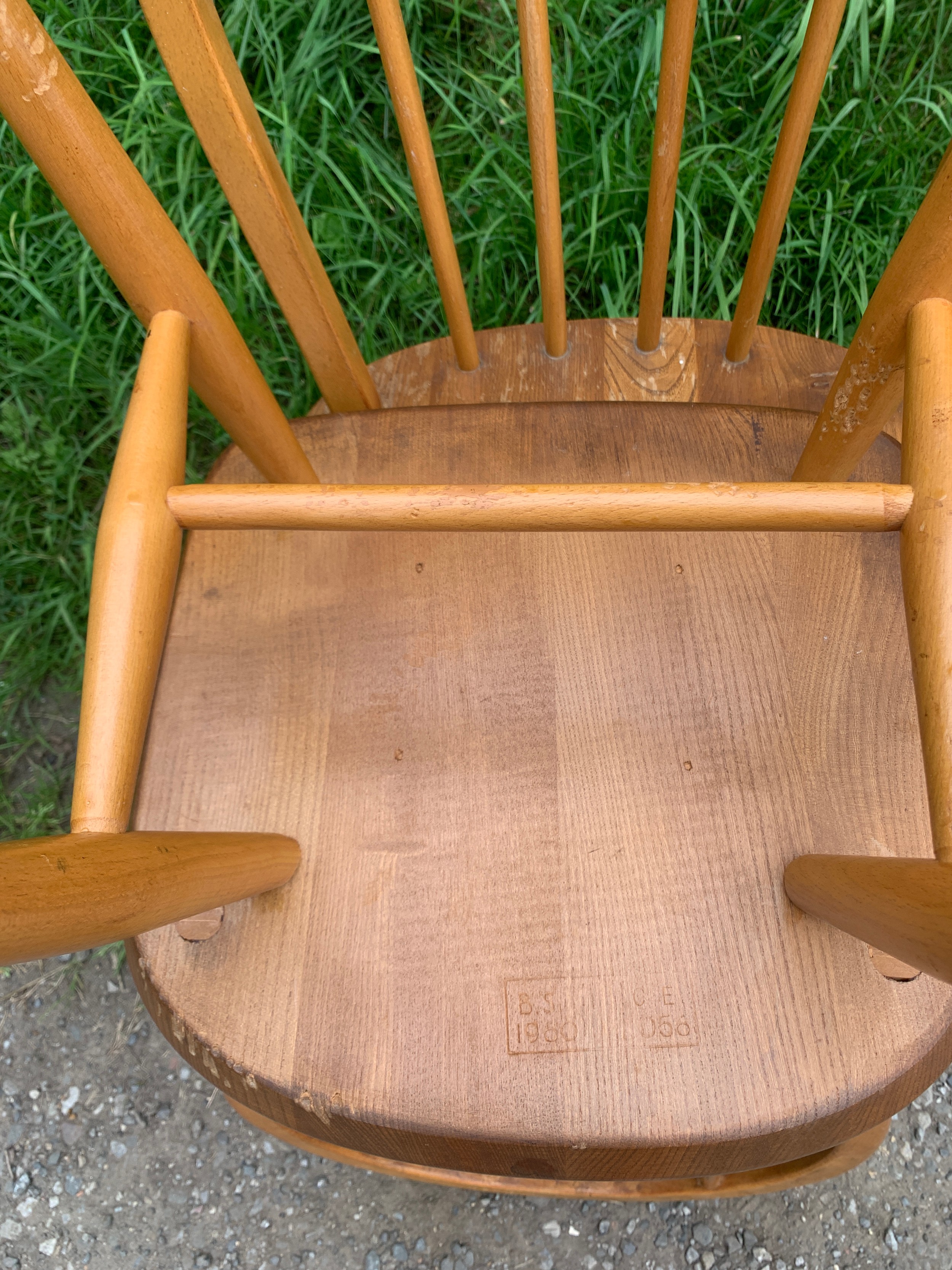Four Ercol dining chairs.Condition ReportSome scuff marks to legs, otherwise good. - Image 4 of 4