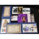 A Princess Diana Welsh presentation pack, a £20 fine silver Royal Mint coin, two hand painted