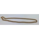 A 9 ct yellow gold chain, 46cms l, 20.7gms.Condition ReportGood condition.
