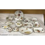 A selection of Royal Worcester Evesham dinnerware, 14 pieces, comprising of tureens, lidded dishes