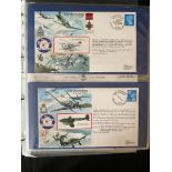 An album of Battle of Britain first day covers with approx. 34 signed Ltd Editions including