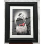 A Doug Hyde Limited Edition print 231/395 "Big Spender" with certificate. Print 46cms x 31cms.