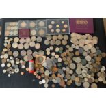 A quantity of collectors and other coins to include The Coinage of Great Britain 1970, Crowns,