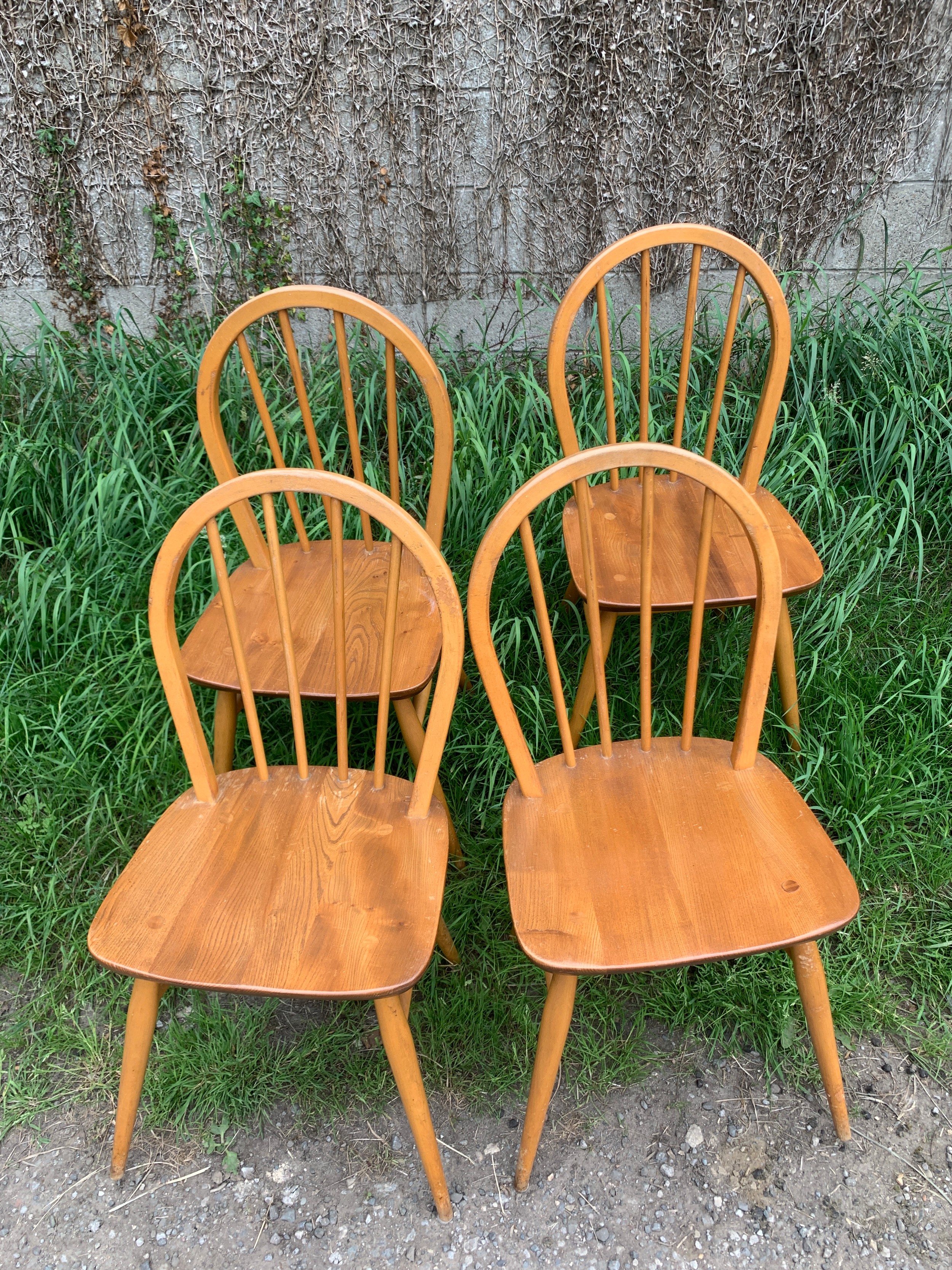 Four Ercol dining chairs.Condition ReportSome scuff marks to legs, otherwise good. - Image 2 of 4