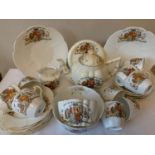 A Foley China commemorative tea service, 'Longest and Most Glorious Reign' of Queen Victoria 60