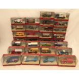 Matchbox Models of Yesteryear, a collection of 30 assorted diecast commercial vehicles. Boxed and