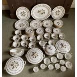 Royal Worcester Bernina part dinner service. Approx 80 pieces.Condition ReportTo include 1 meat