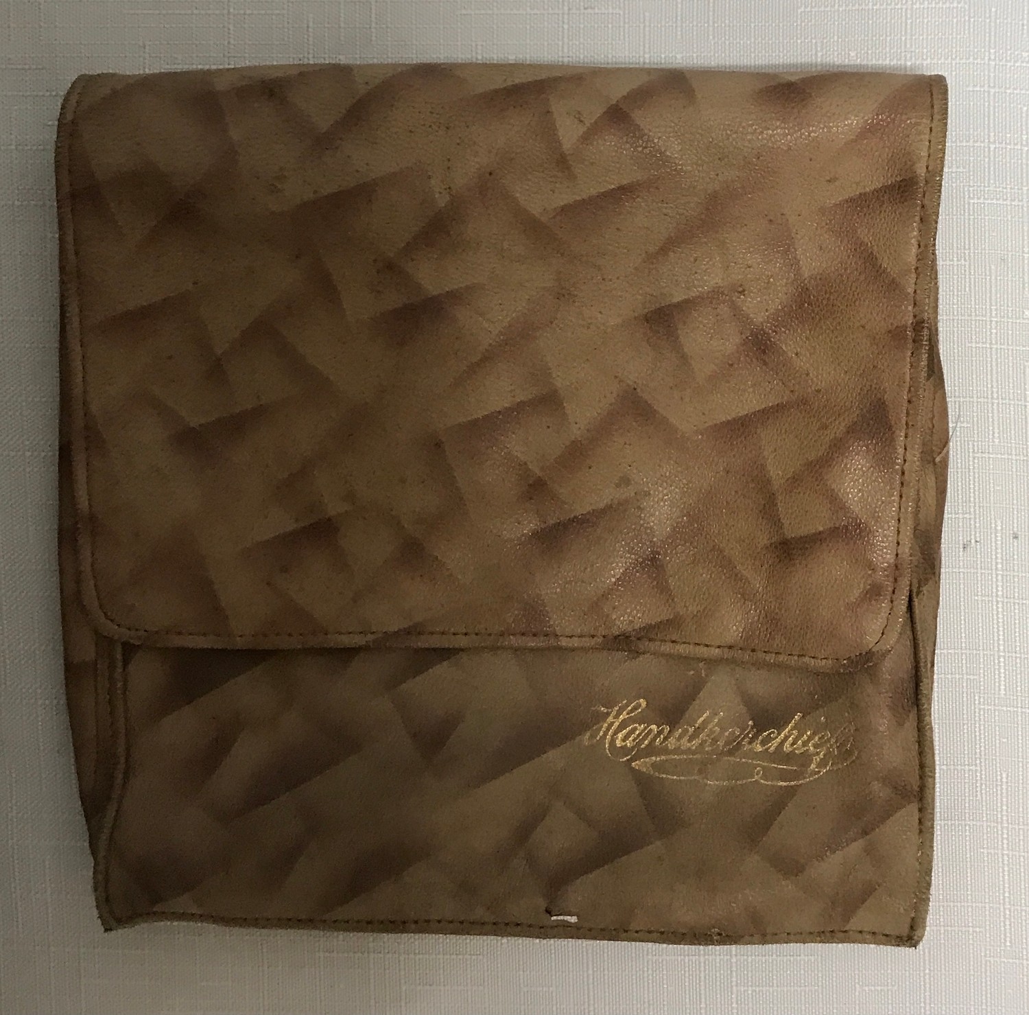 A Revelation planned luggage suit case in harden fabric covering with part leather handle and - Image 7 of 14