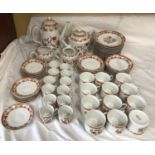 Vista Alegre Portugal, tea and coffee service 63 pieces to include tea and coffee pot, milk jug,