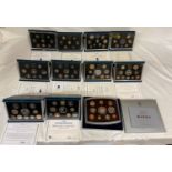 United Kingdom Proof Collection years 1990-2000. (11)Condition ReportMint.