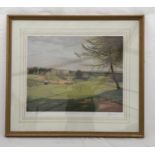 GRAEME W. BAXTER Gleneagles Scotland, print No. 733/850. Signed by artist. Print size 57cms h x