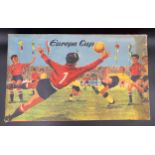 A West German 'Technofix' (305) tin plate Europa Cup football game. 53 x 32cms.Condition