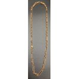 A 9ct gold chain link necklace. 14.1gms. 50cms l.Condition ReportGood condition.