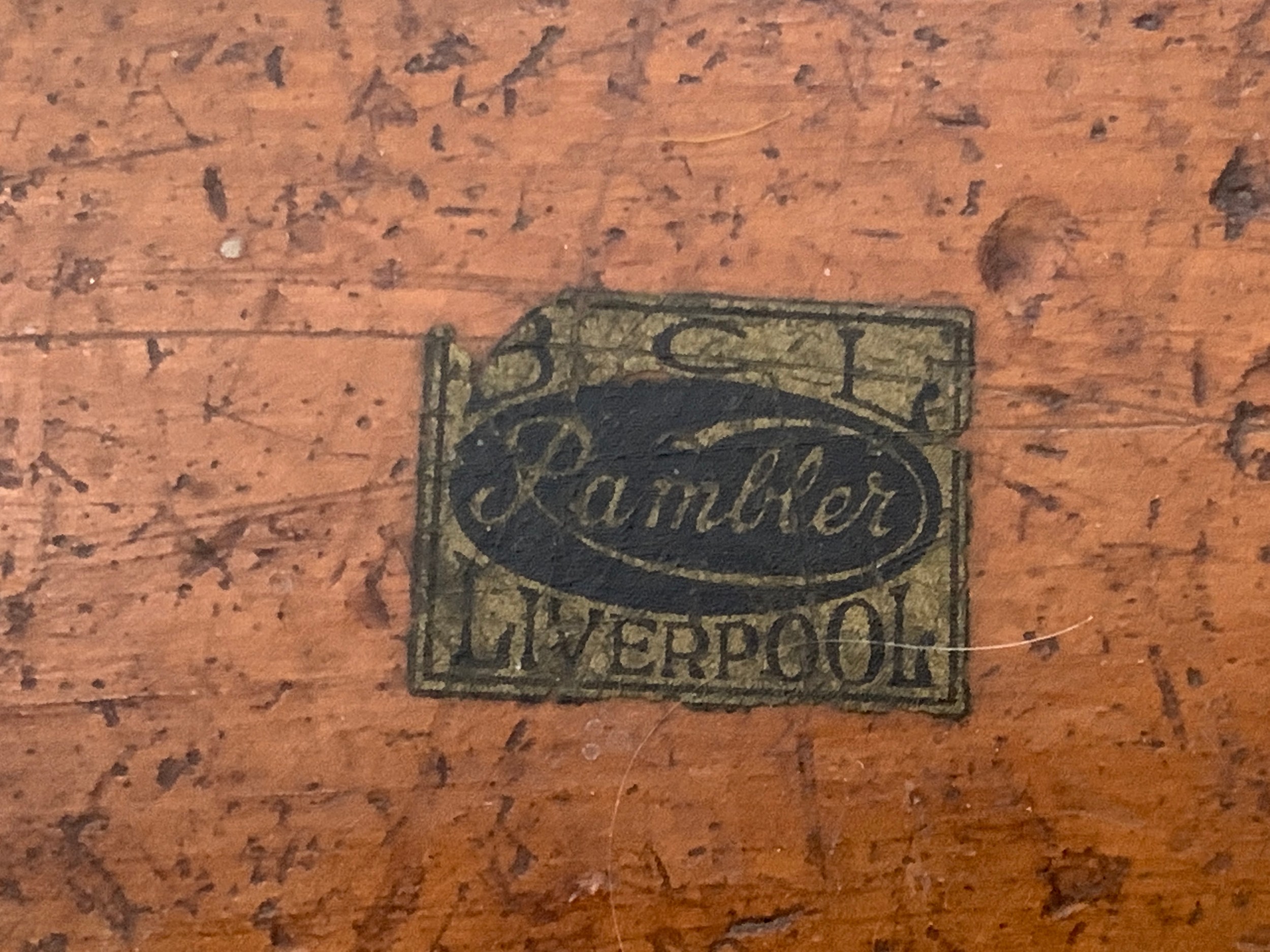 Edwardian wooden rocking horse, BCL Rambler Liverpool label to base. - Image 4 of 12