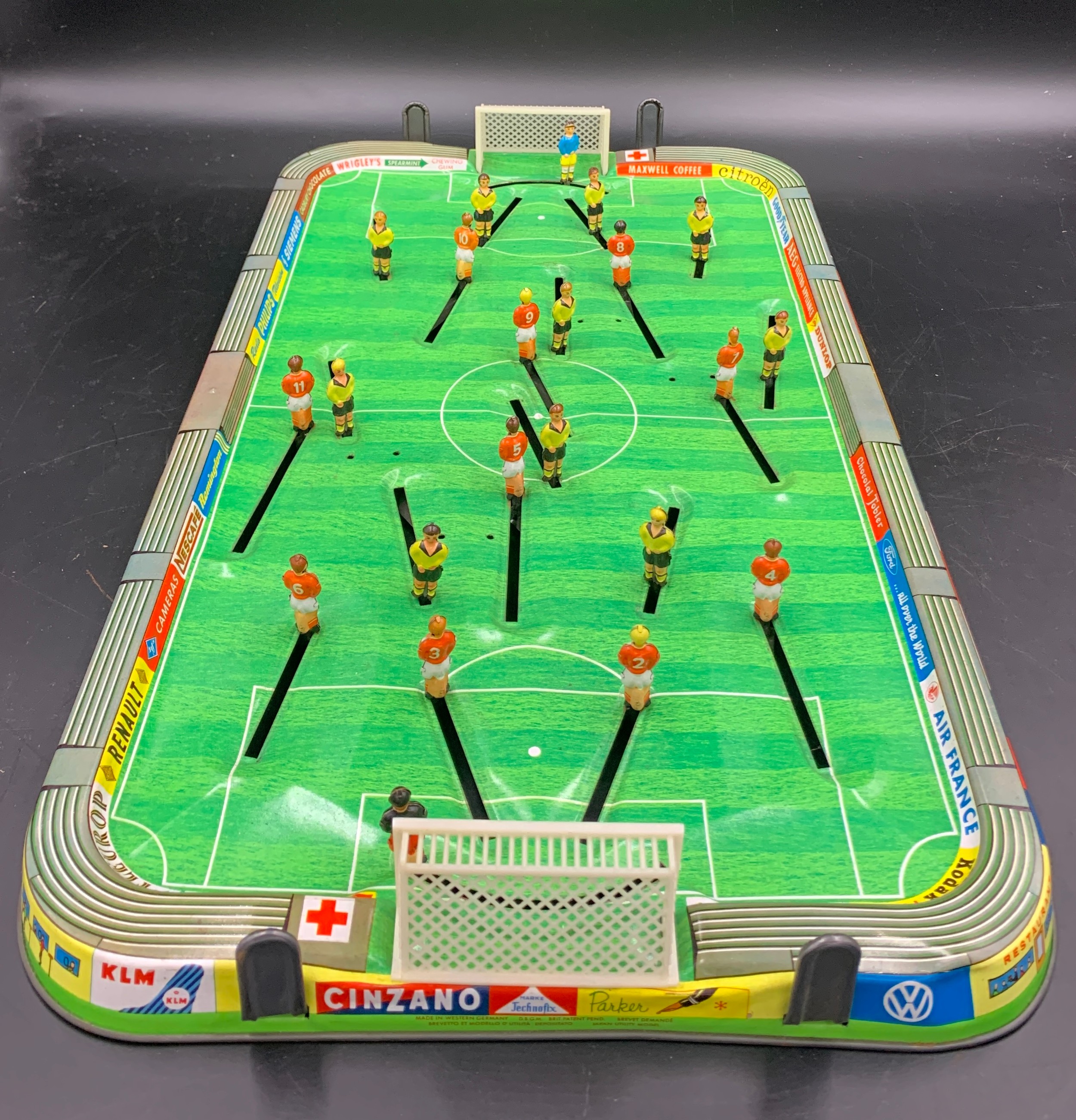 A West German 'Technofix' (305) tin plate Europa Cup football game. 53 x 32cms.Condition - Image 4 of 7