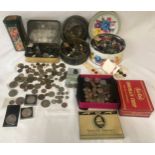 A coin collection to include British and Foreign, commemorative coins, Victorian crown,