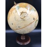 A Replogle 12 inch diameter globe, World Classic Series approx 16 inch or 43cms h.Condition