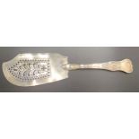 PAUL STORR fine quality London silver fish slice 1813. 189gms.Condition ReportRepair to back joint