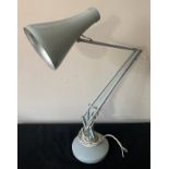 A vintage grey Herbert Terry and Sons Ltd Anglepoise lamp.Condition ReportSlight ware to paint