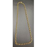 A 9ct gold chain necklace. 2.6gms. 42cms l.Condition ReportGood condition.