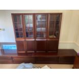 A large display cabinet by Hulsta. 356 w x 203 h x 55cms d.Condition ReportGood condition.