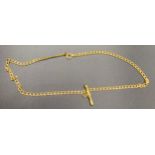 A 9ct gold chain necklace 44cms l. 5.1gms.Condition ReportGood condition.