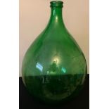 A 20thC Italian Villani wine carboy of teardrop shape. 66cms h.Condition ReportGood condition.