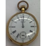 Ladies pocket watch by Henry Capt Geneve. case diameter approx. 33mms. weight 31.3gms