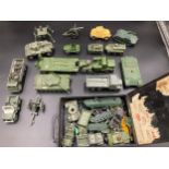 A collection of mainly Dinky Diecast tanks.Condition ReportAll playworn.