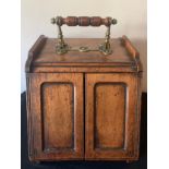 A 19thc mahogany coal box with liner and brass fittings.Condition ReportSome wear to surface but