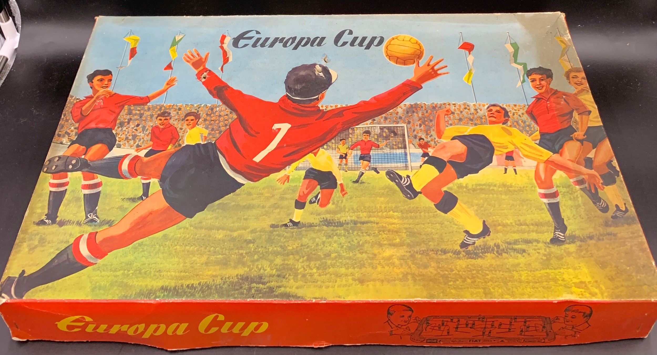 A West German 'Technofix' (305) tin plate Europa Cup football game. 53 x 32cms.Condition - Image 2 of 7