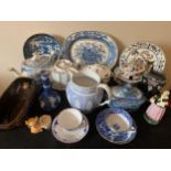 A quantity of 18thc, 19thc and 20thc ceramics to include Shelley, Spode, Wedgwood etcCondition