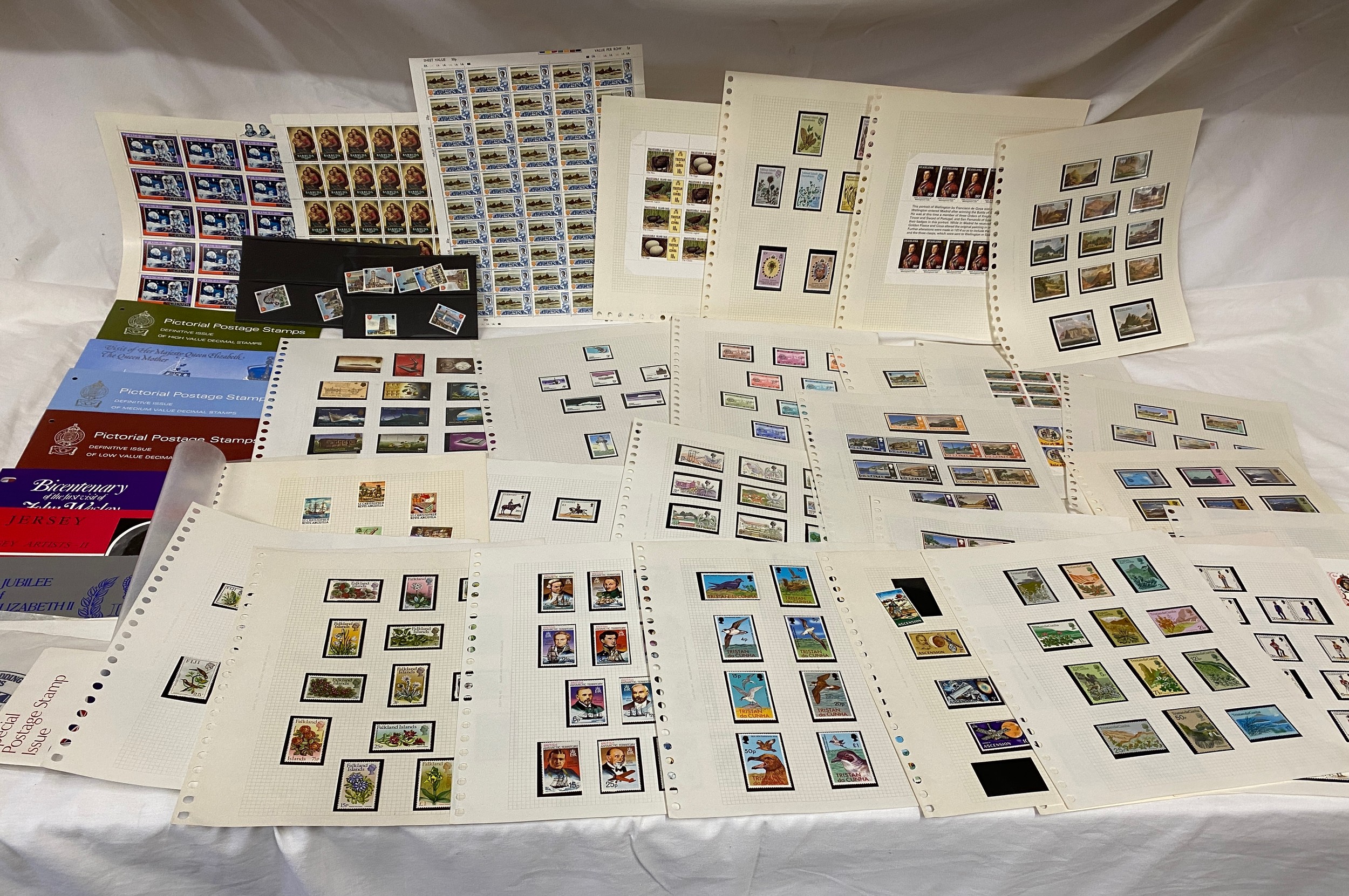 A selection of stamps to include sheets,, commonwealth sets and packs.Condition ReportGood