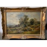 David Bales (1840-1921) Landscape oil on canvas in gilt frame 50 x 75cms.Condition ReportGood