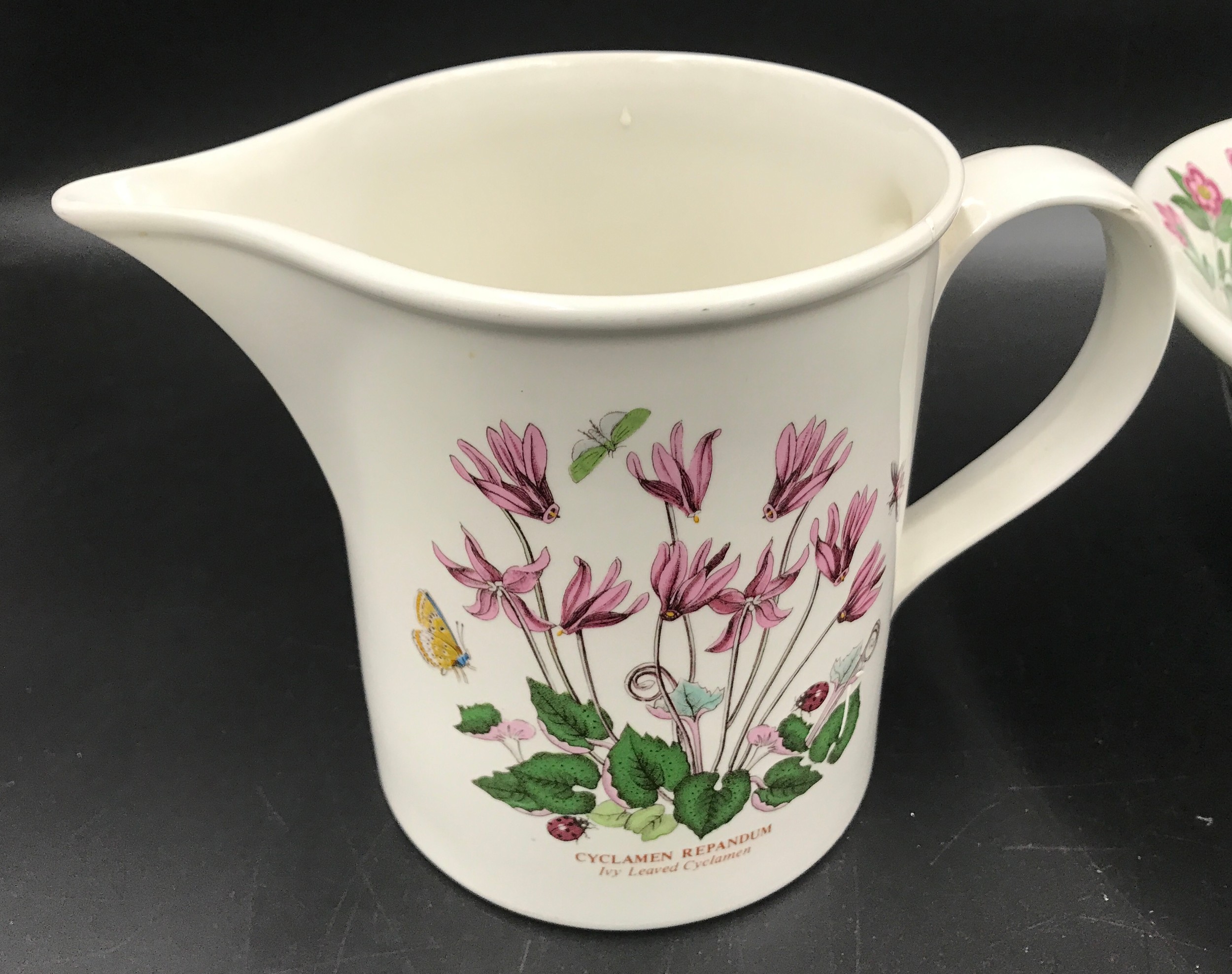 Portmeirion Botanic Gardens to include bowl "Christmas Rose" 28cms w and jug "Ivy Leaved Cyclamen" - Image 3 of 3