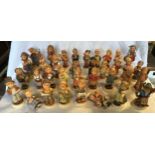 A collection of 35 small Hummel figurines.Condition ReportAll appear to be in a good condition. Some