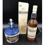 Bottle of Lambs Navy Rum, HMS Warrior, 750ml, sealed and Cragganmore 12 year old Scotch Whisky 70cl,