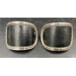 Pair of Officer's buckles marked Boulton & Smiths Patent, Soho platedCondition ReportCondition