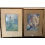 Two Margaret Tarrant prints. 30 x 22cms approx.