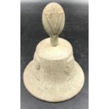 WWII RAF Benevolent fund Victory Bell cast from downed German aircraft, Approx. 15cms h.Condition