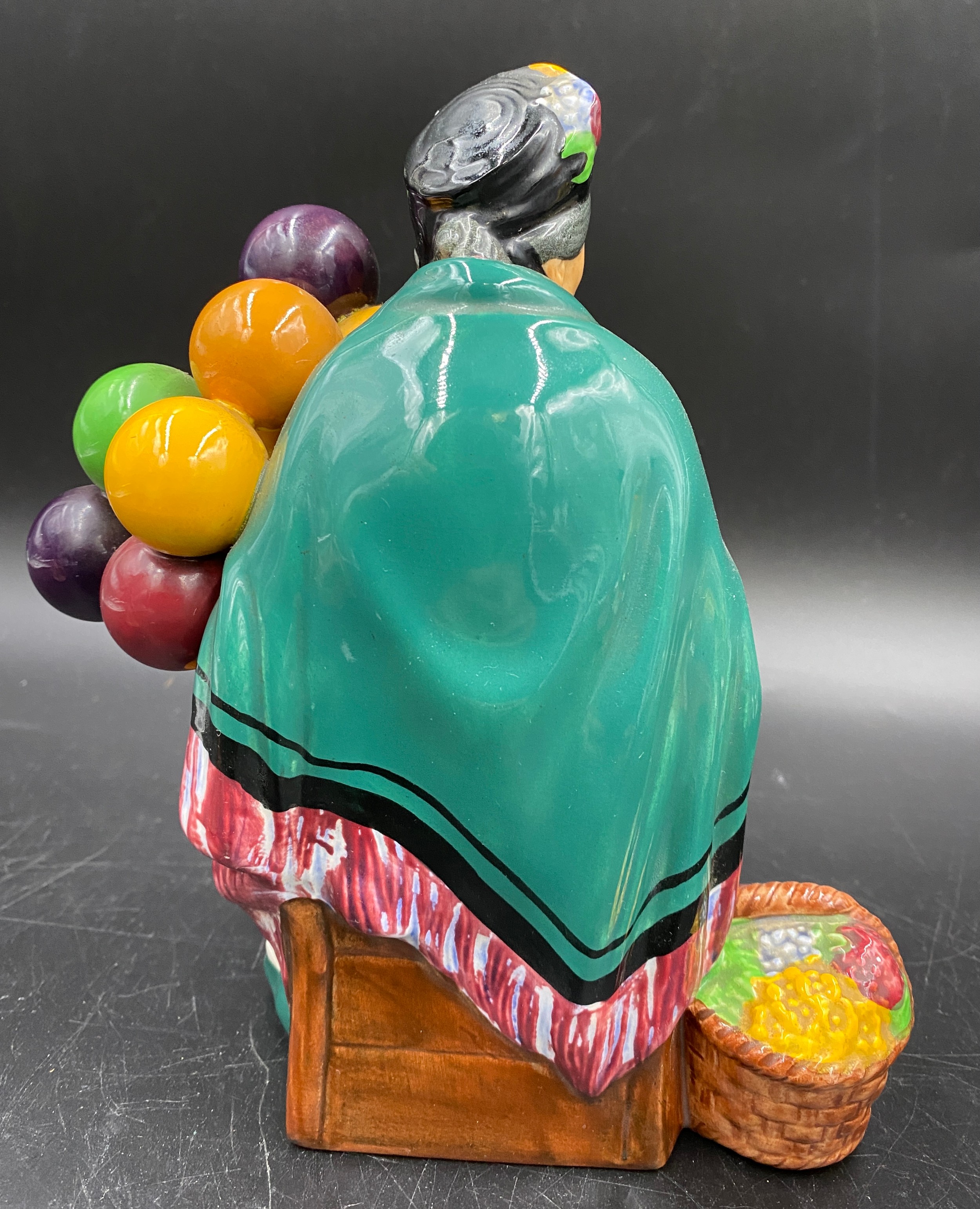 Five figurines to include Royal Doulton The Old Balloon Seller H.N. 1315 20cms h, A Victorian Lady - Image 3 of 11