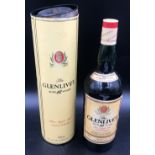 The Glenlivet Pure Single Malt Scotch Whisky aged 12 years, 1 litre, with box, sealed at cap.
