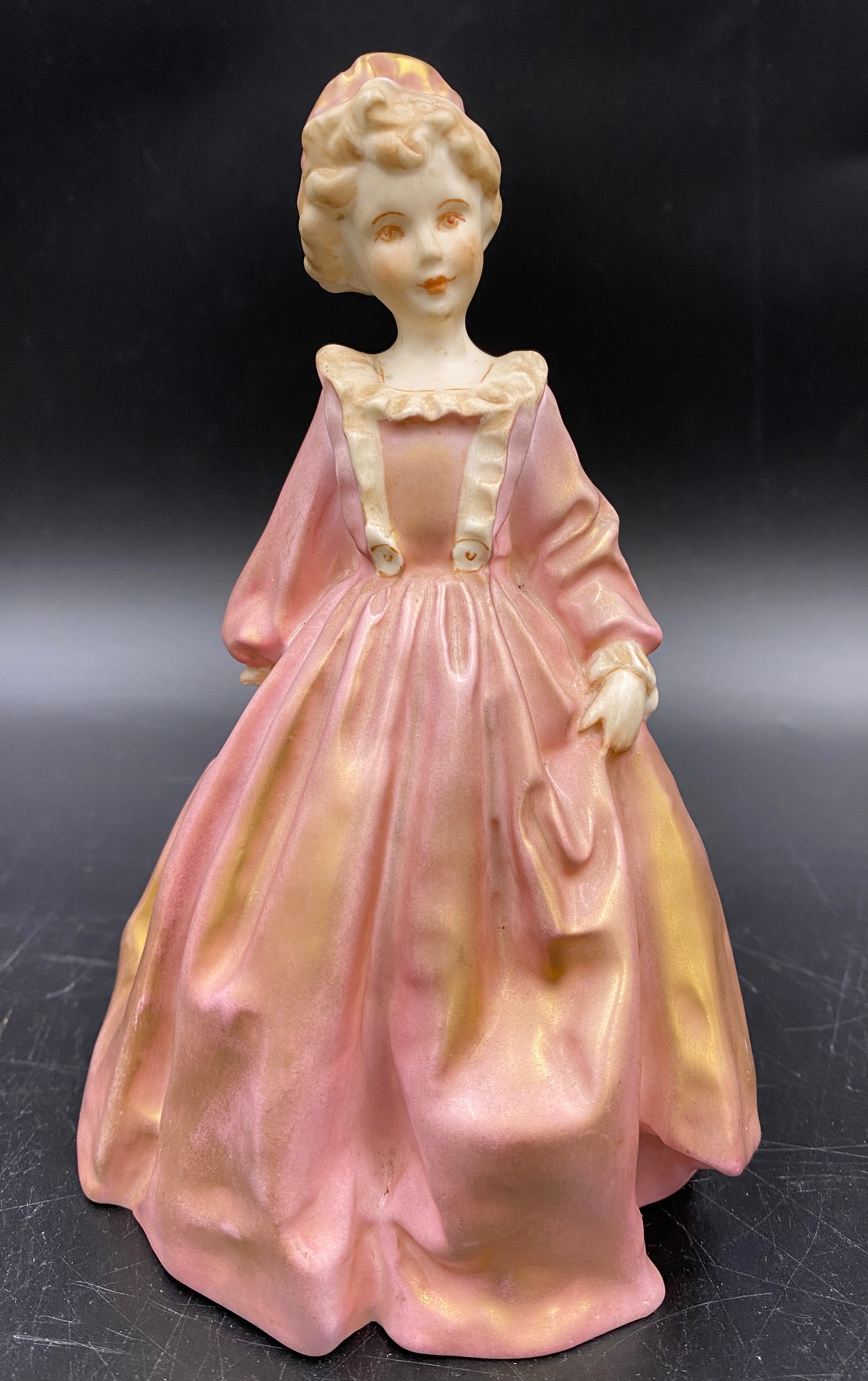 Five figurines to include Royal Doulton The Old Balloon Seller H.N. 1315 20cms h, A Victorian Lady - Image 4 of 11