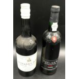 Two bottles of Port, Hawkers Port Royal Western old vintage matured in wood and Taylors Late Bottled