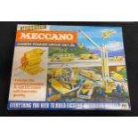 A Meccano junior power drive set.Condition ReportMostly complete. Odd piece appears not to be in