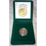 Elizabeth II, Proof Sovereign 1980, with certificate of authenticity, encapsulated in Royal Mint