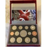 The Royal Mint 2006 proof coin collection with certificate of ownership.Condition ReportExcellent