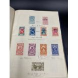 Four albums of World stamps, two to include Abyssinia, Austria, Denmark, Finland, Guatemala, Monaco,